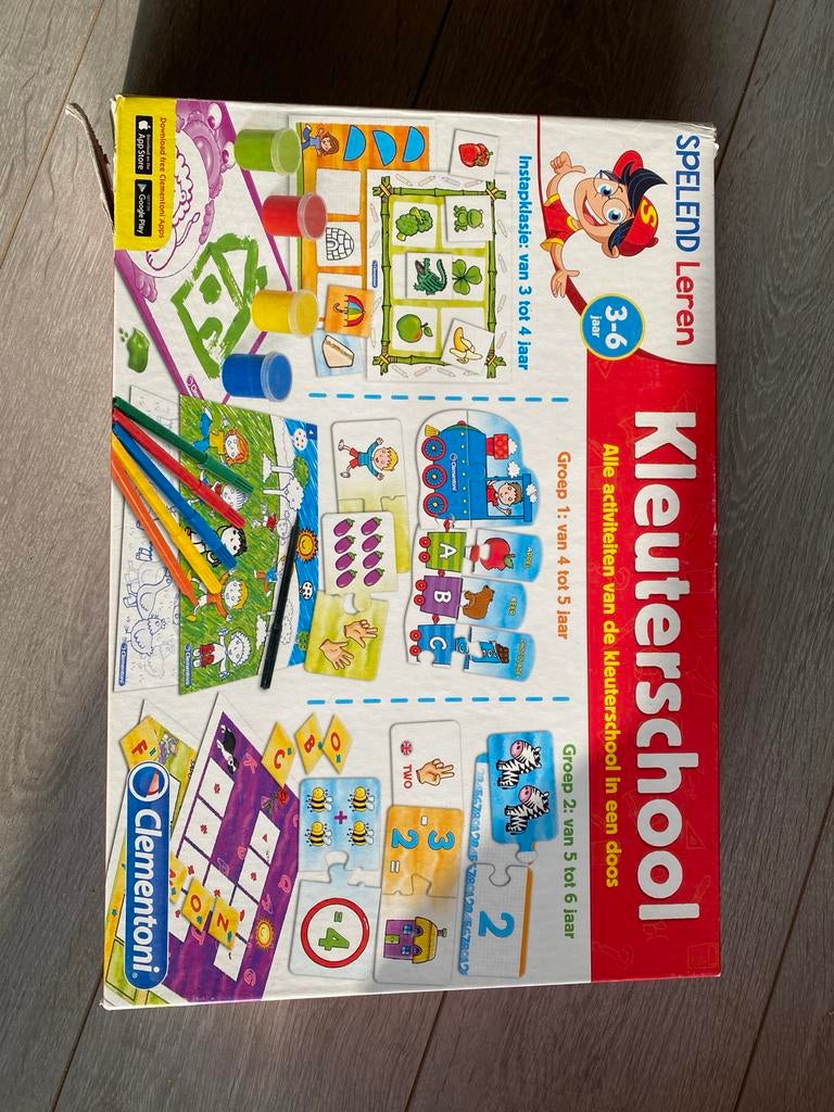 Clementoni Kleuterschool Educatief Spel 3-6 jaar, Kinderen en Baby's, Speelgoed | Educatief en Creatief, Ophalen of Verzenden
