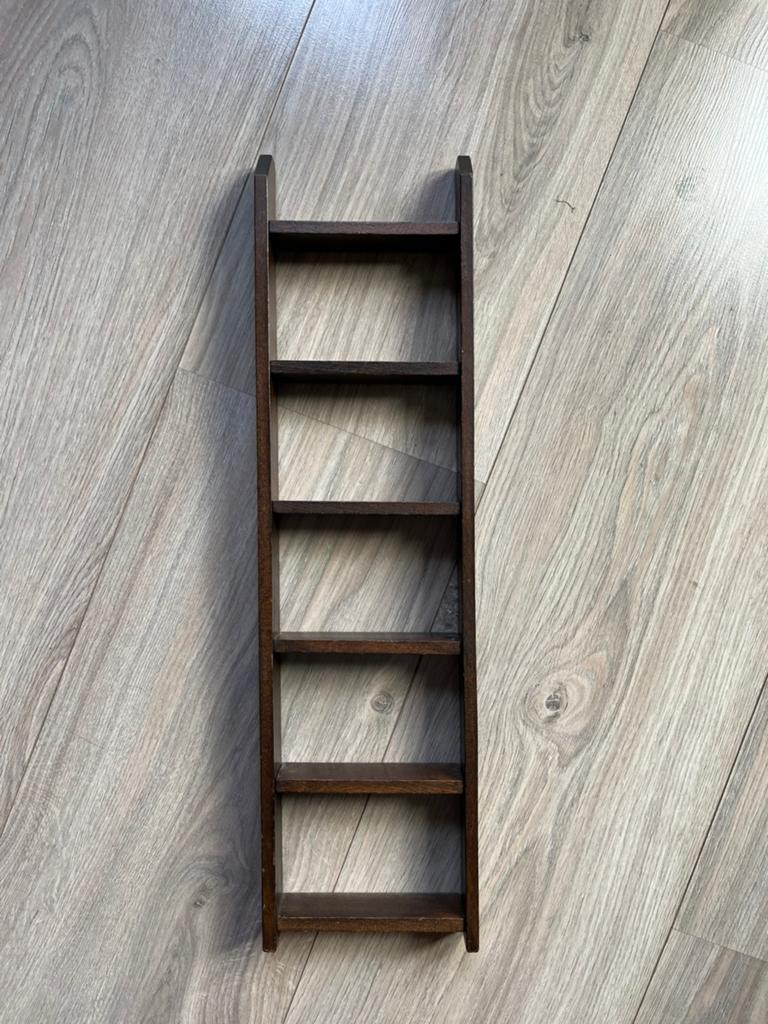 Vintage houten kruidenrekje met 6 planken, Ophalen
