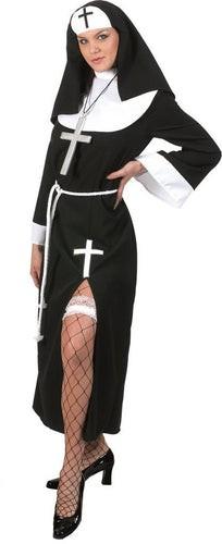 Nonnenpak compleet - Maat 42-46 - Carnaval/Themafeest, Carnaval, Maat 42/44 (L), Ophalen of Verzenden, Kleding