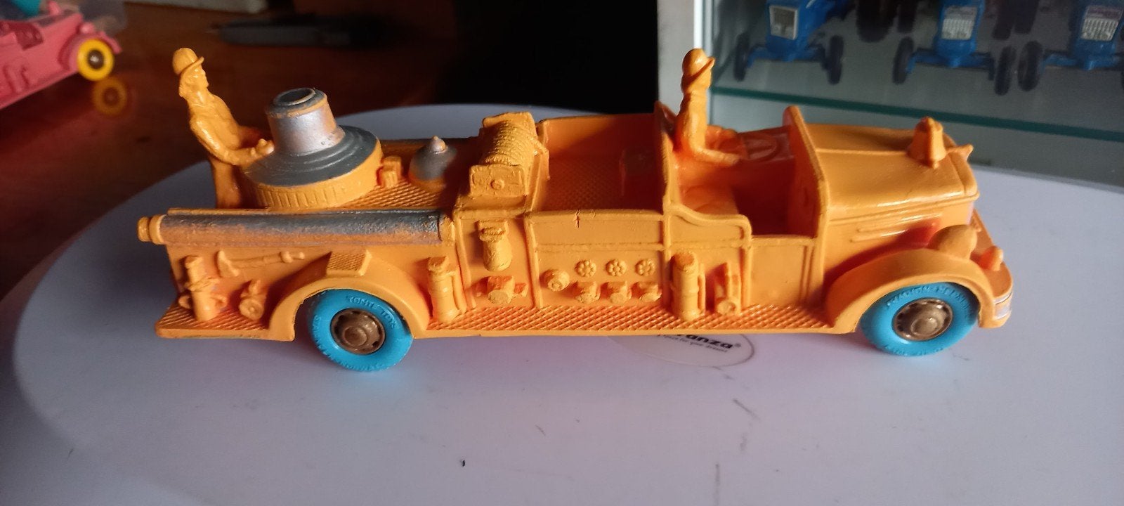 Tomte Brandweerauto  jaren 70- Vintage Speelgoed, Ophalen of Verzenden
