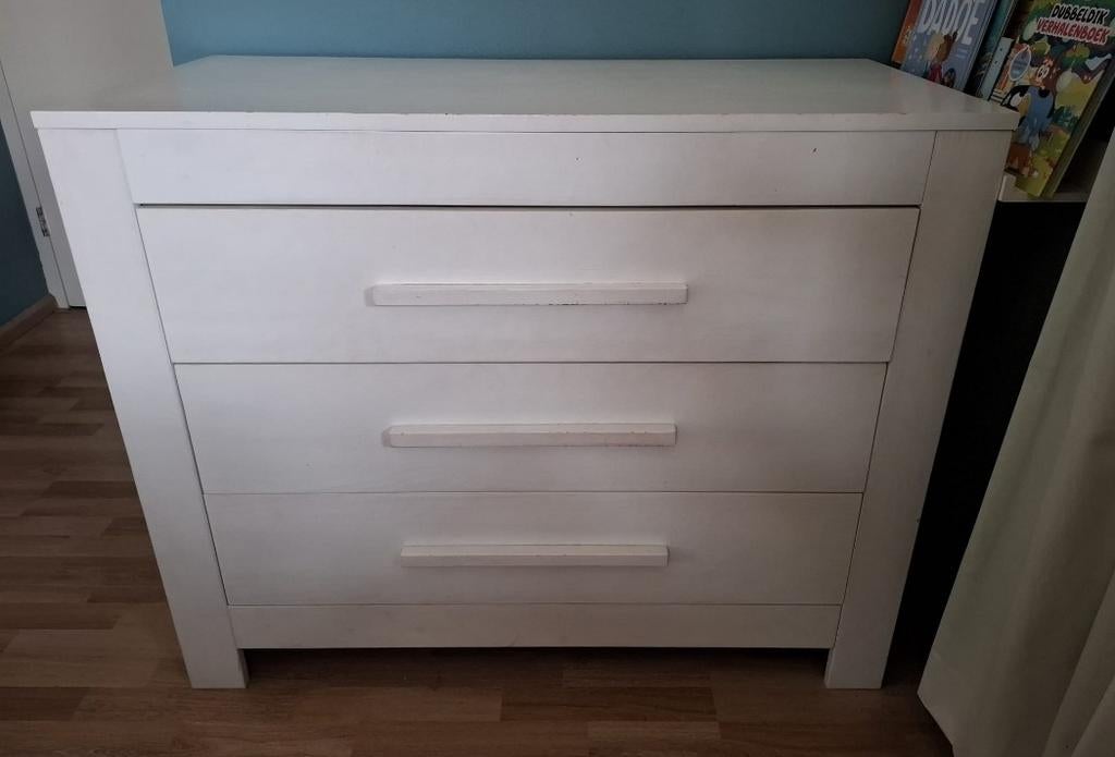 Bopita Ines commode met 3 lades, Gebruikt, 50 tot 70 cm, Ophalen of Verzenden, 75 tot 100 cm