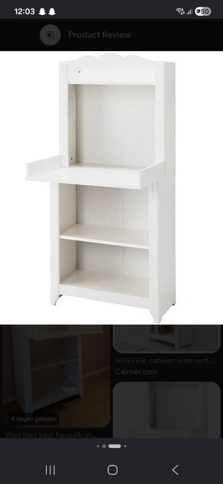 IKEA HENSVIK Commode Kast - Gebruikt maar in goede staat, Kinderen en Baby's, Ophalen, Gebruikt, 50 tot 70 cm, 105 cm of meer