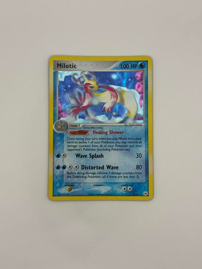 Milotic, 12/101, EX Hidden Legends, Holo Rare, Exc/NM, Ophalen of Verzenden, Zo goed als nieuw, Losse kaart, Foil