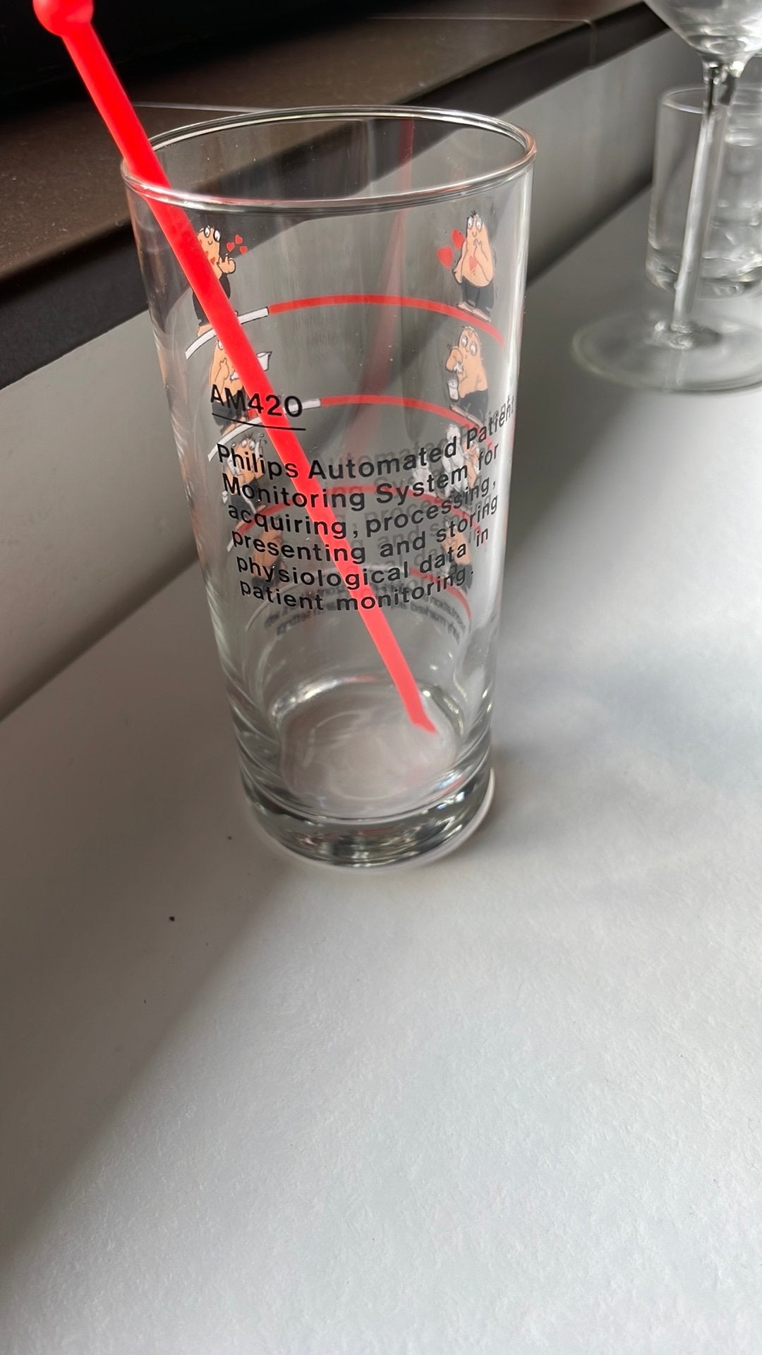 Philips automated system glas, Verzamelen, Ophalen, Zo goed als nieuw, Bierglas