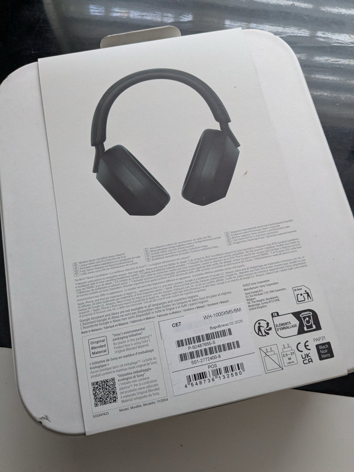 Sony WH-1000XM5 Draadloze Noise-Cancelling Hoofdtelefoon