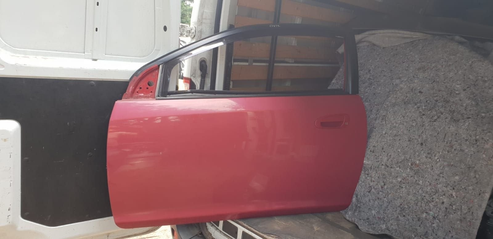 HONDA CIVIC PORTIER LINKS BJ 2002, Auto-onderdelen, Carrosserie en Plaatwerk, Deur, Gebruikt, Ophalen of Verzenden