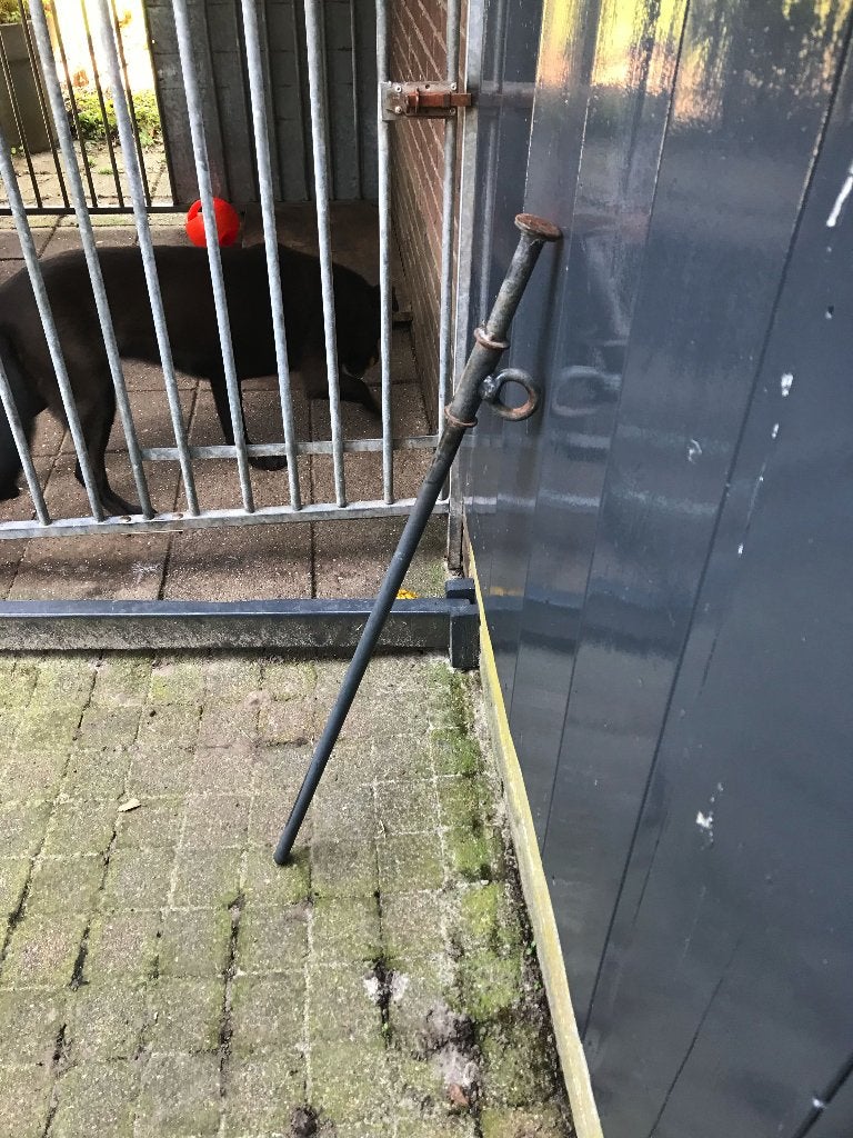 grondpen voor groot dier (bijv zeer grote hond), Ophalen, Gebruikt