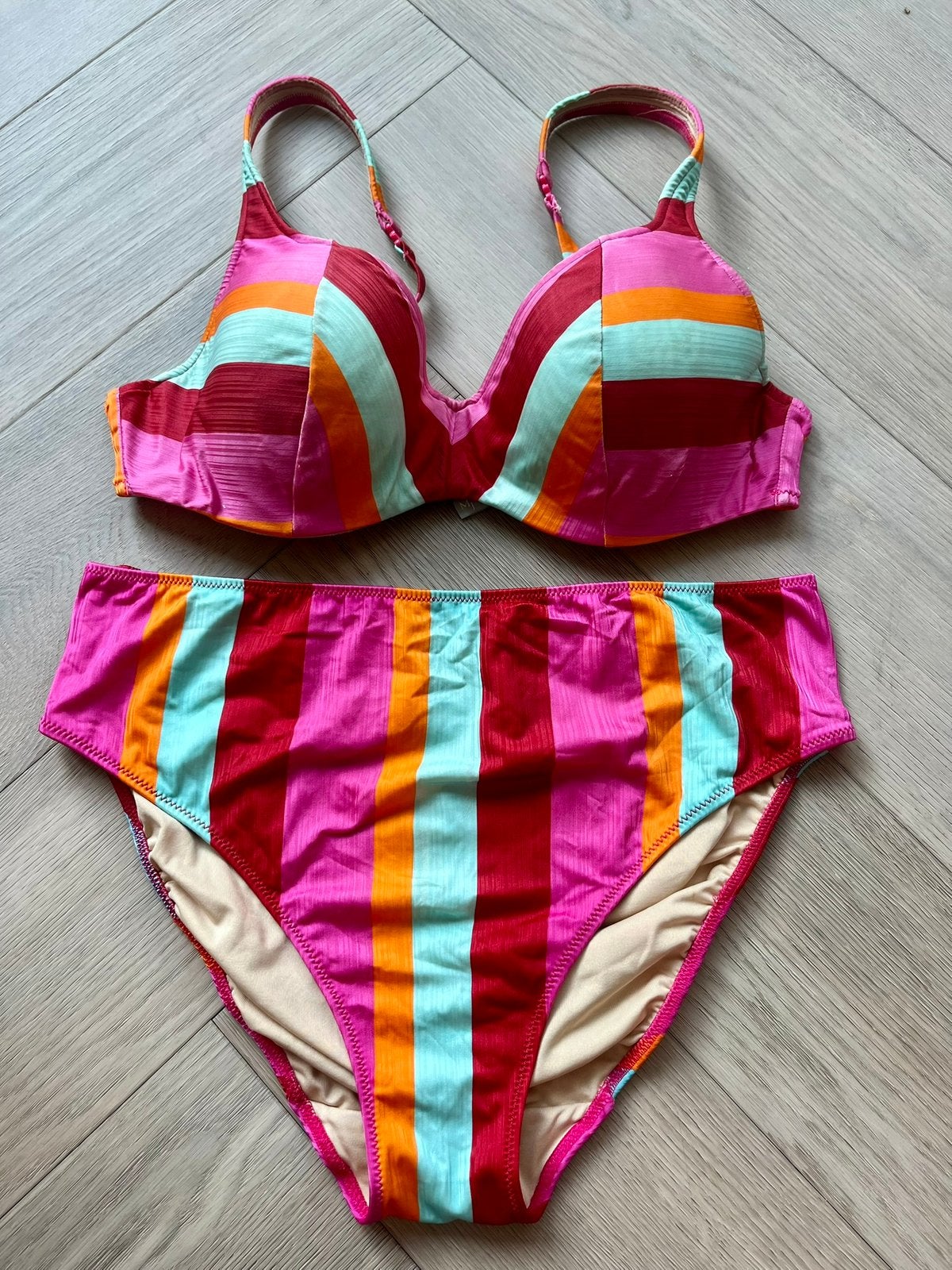Marie Jo Swim Bikini 80C/42 Tenedos (LEES BESCHRIJVING), Kleding | Dames, Verzenden, Roze, Bikini, Gedragen