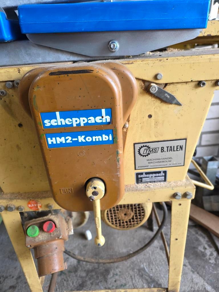 Scheppach HM2-Kombi Zaag-, Vlak- en Vandiktebank, Ophalen, Gebruikt, Overige typen, 1200 watt of meer