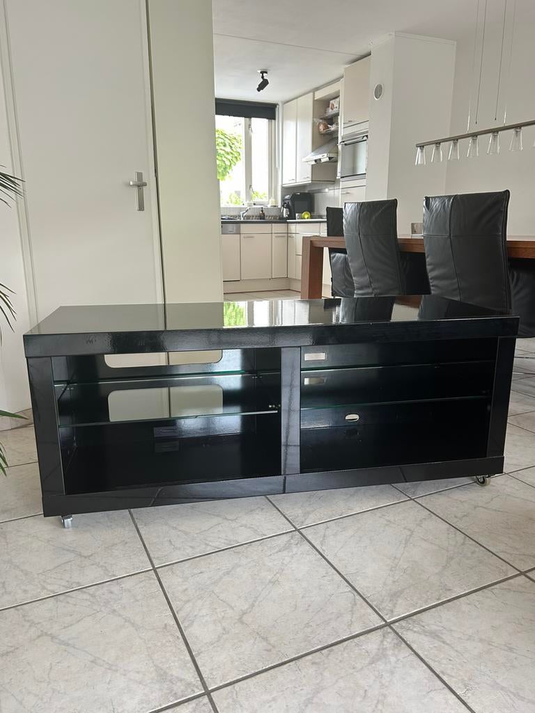 Audio- TVmeubel, Ophalen, Gebruikt, 100 tot 150 cm, Minder dan 100 cm