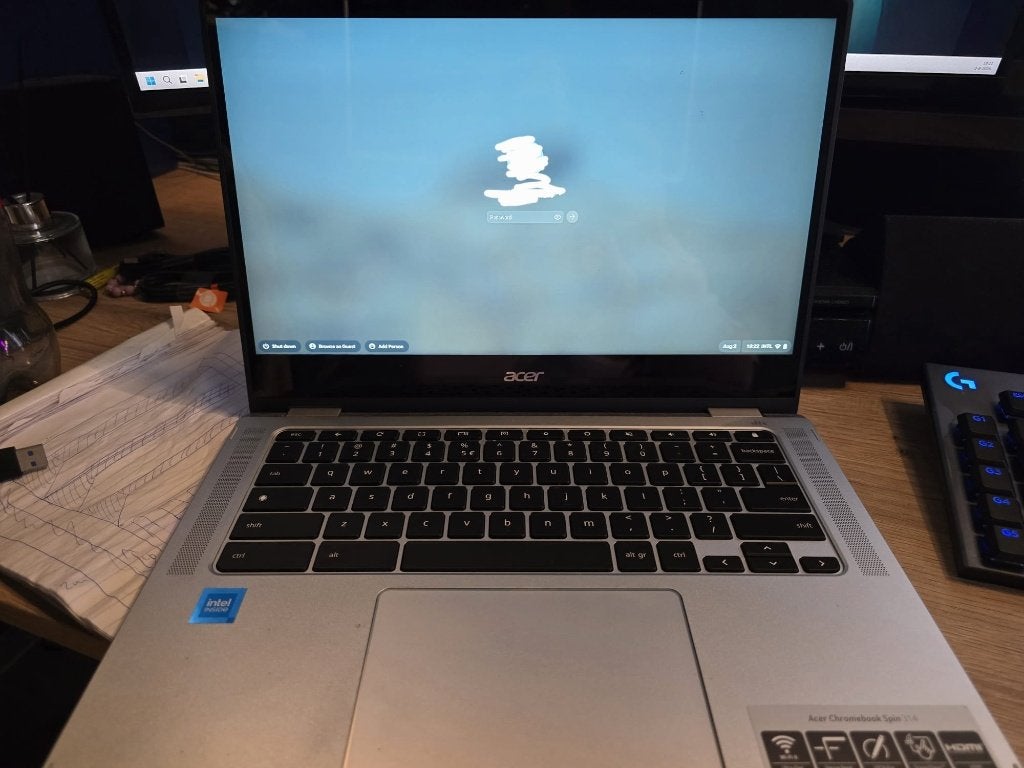 Acer Chromebook Spin 314 – Zo goed als nieuw – €200, 14 inch, Touchscreen, Ophalen of Verzenden, Zo goed als nieuw