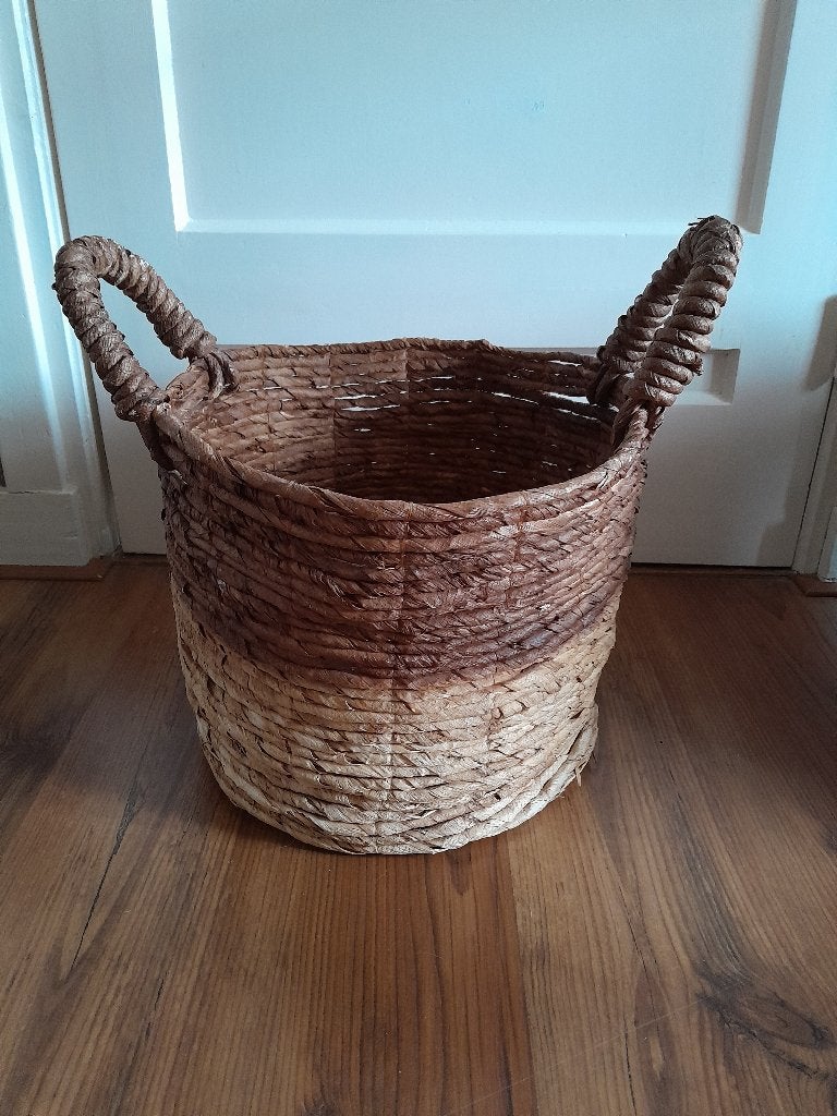~ Opbergmand Mand, Huis en Inrichting, Woonaccessoires | Schalen en Manden, Overige materialen, Met handvatten, Gebruikt, Mand