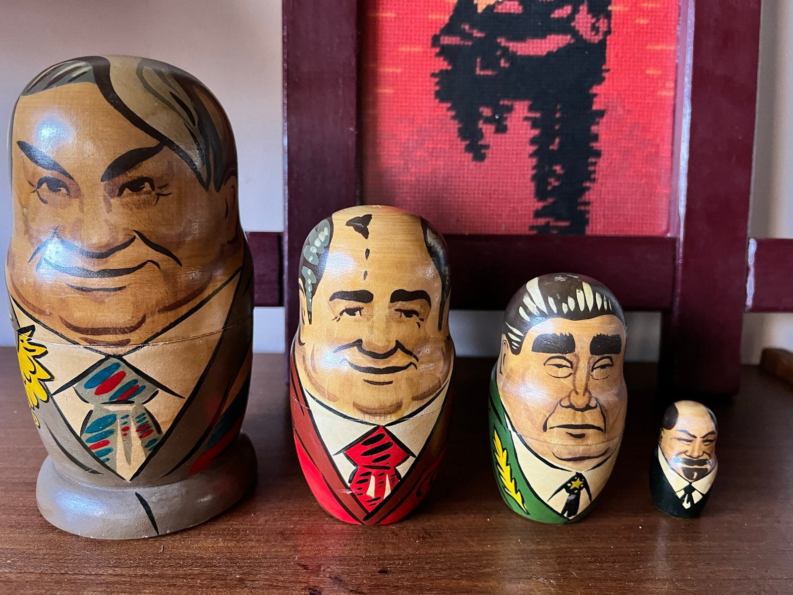 Matroesjka russische presidenten set - Curiosa, Ophalen of Verzenden