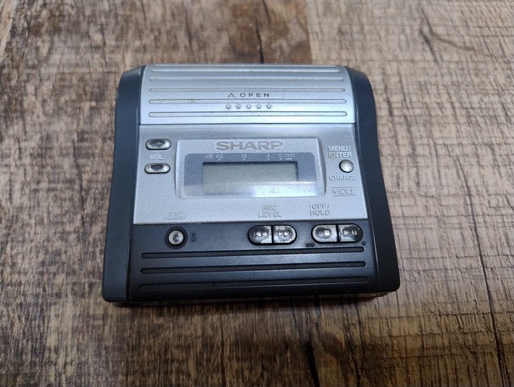 Sharp MD-MT290H Minidisc Walkman.(defect), Ophalen of Verzenden, Minidisc-recorder