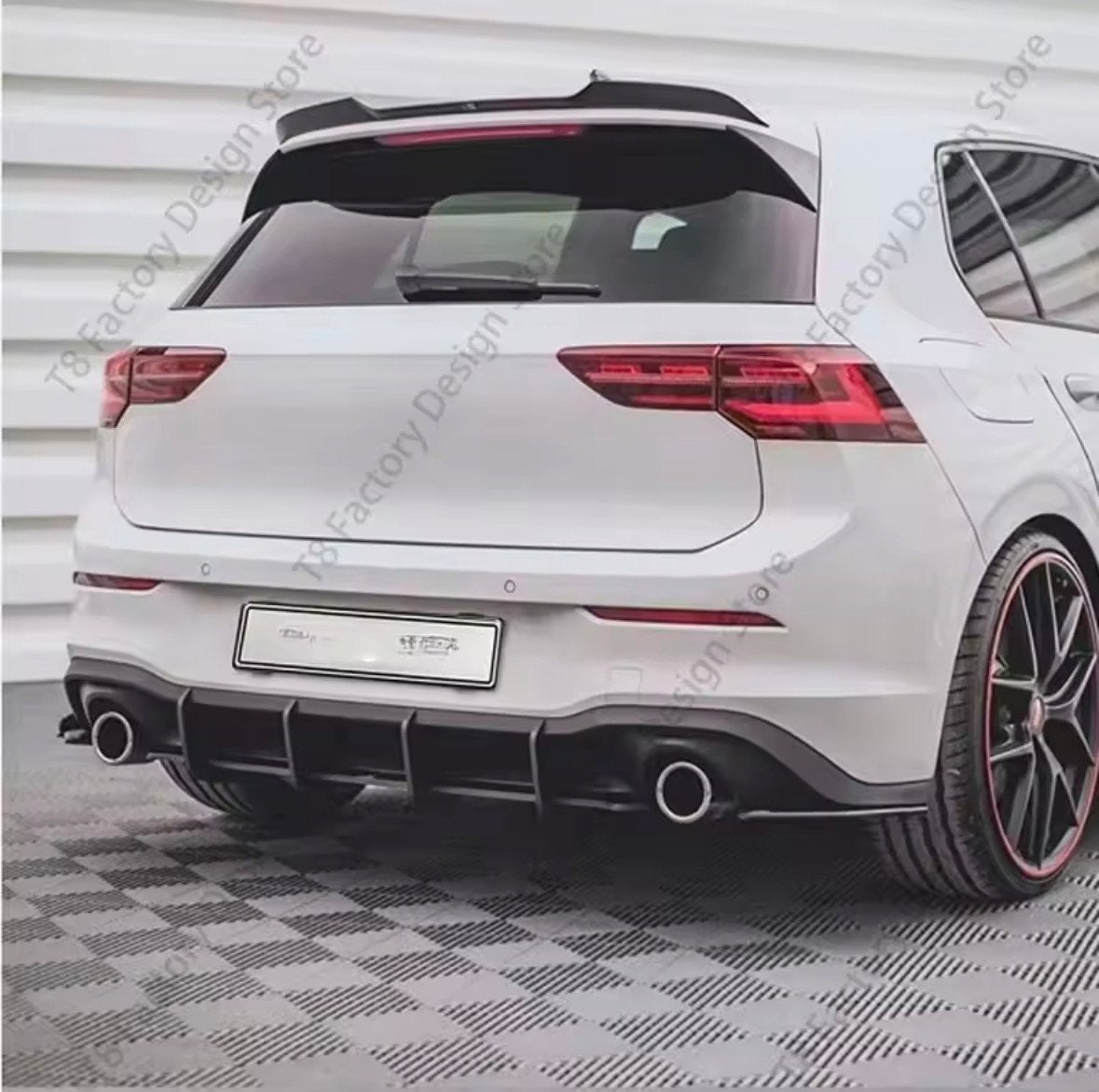 Achter diffuser Golf 8 GTI / Clubsport, Ophalen of Verzenden, Nieuw, Achter, Volkswagen