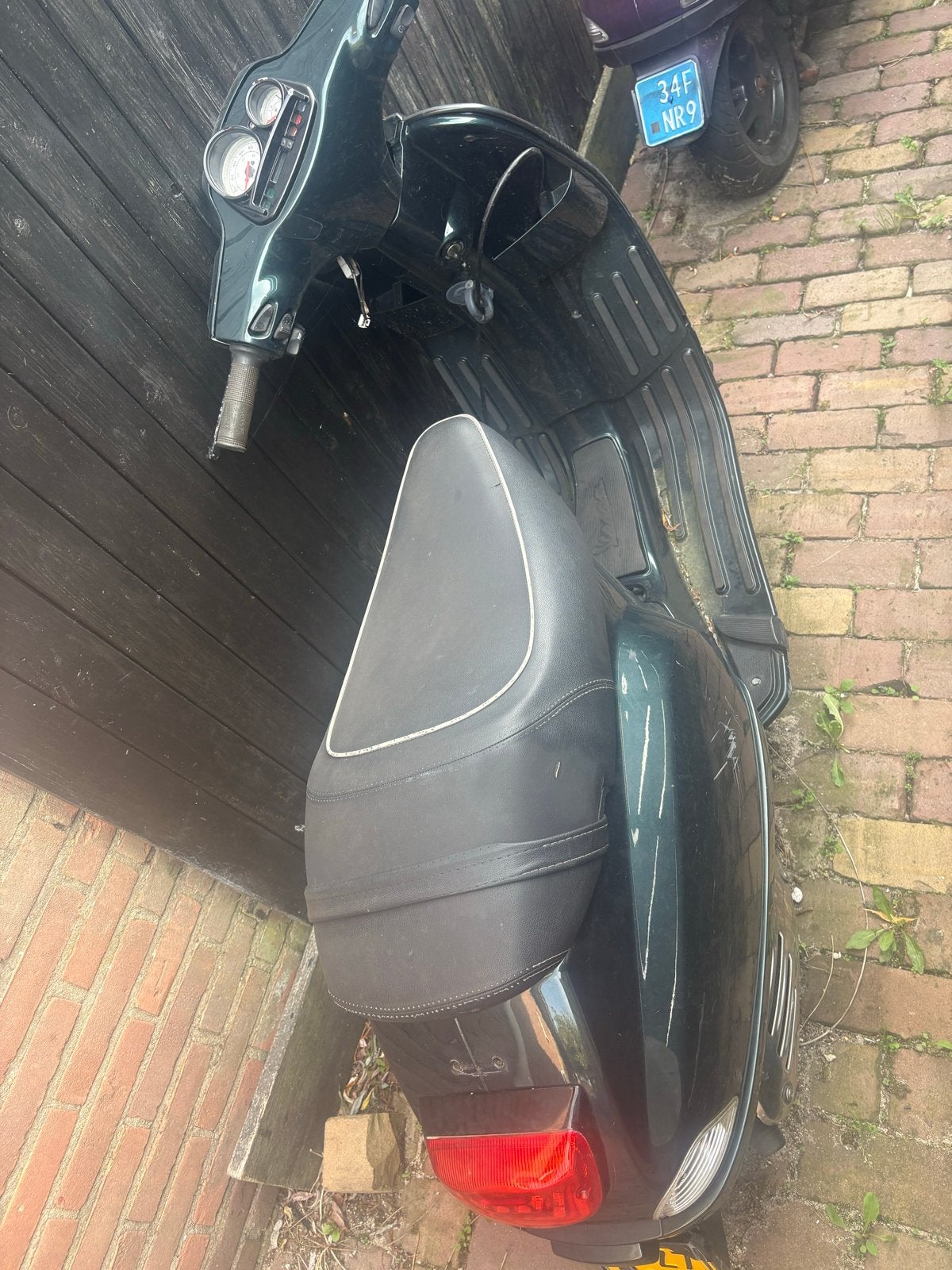Vespa S Racing Green (defect) + Blauwe Vespa S (compleet), Ophalen of Verzenden, Gebruikt, Vespa S