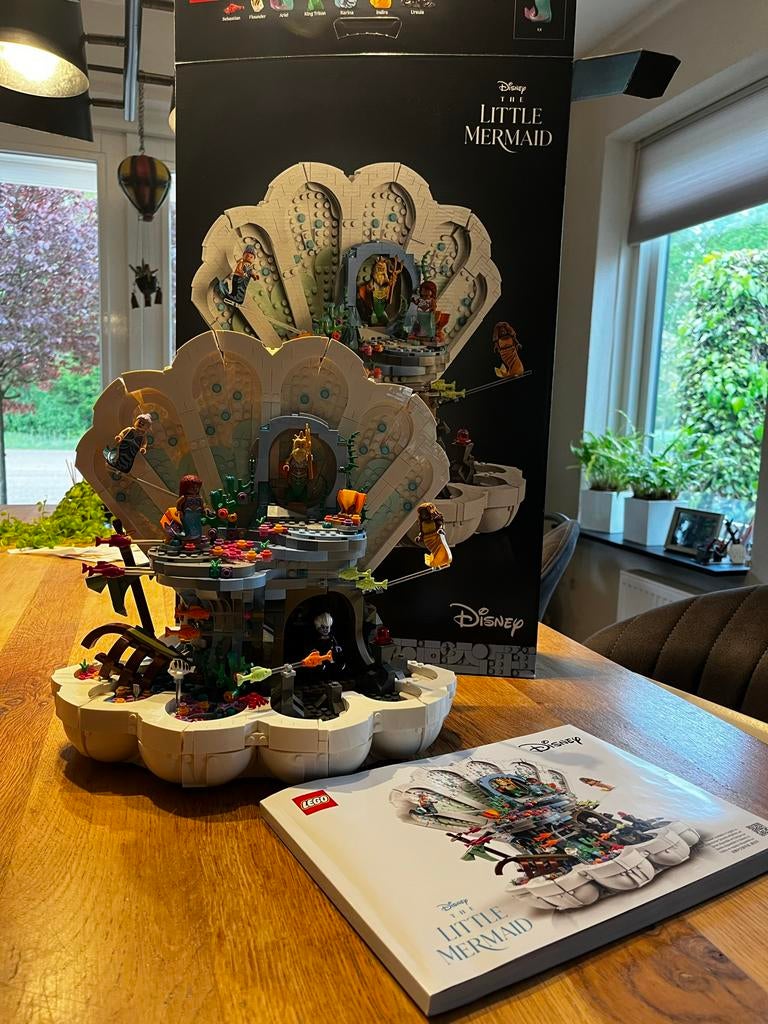 Lego Disney De Kleine Zeemeermin Koninklijk Schelp Paleis, Lego, Ophalen of Verzenden, Zo goed als nieuw, Compleet