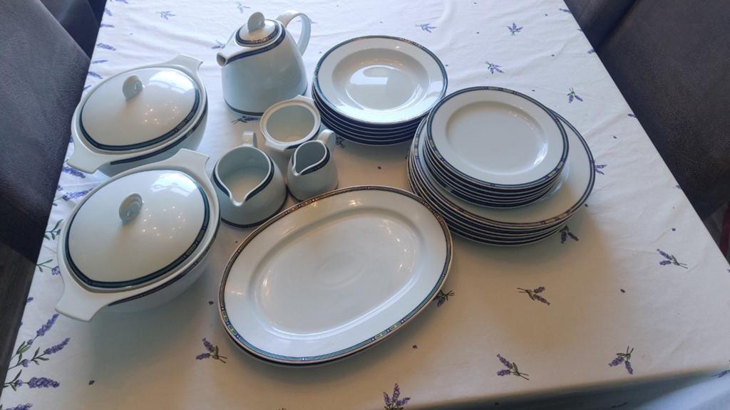 Porseleinen servies Winterling, Ophalen