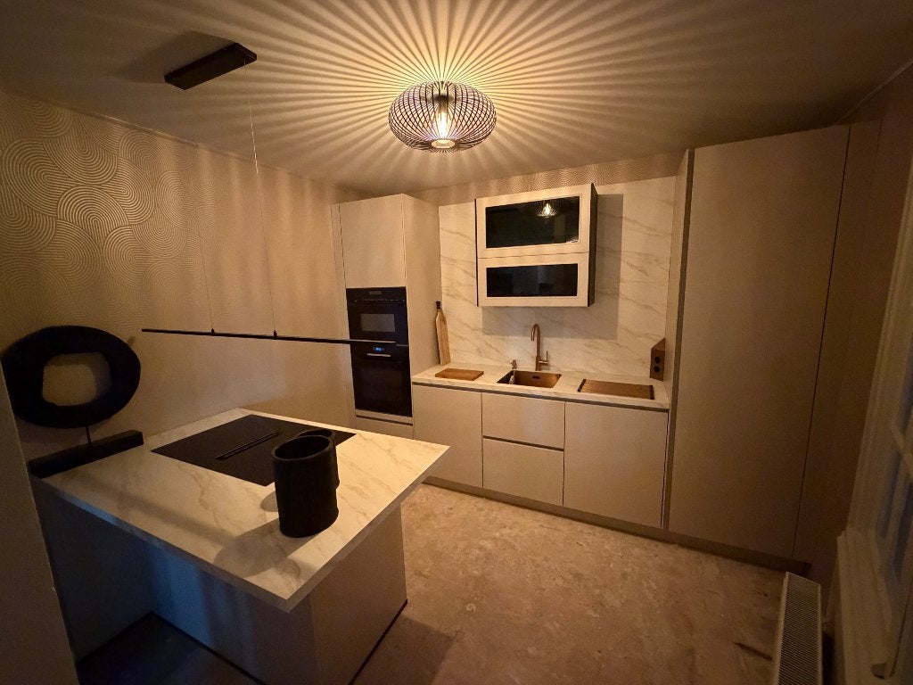 Nieuw luxe hoogwaardige showroom keuken, Overige typen, Nieuw, Ophalen of Verzenden, Met kookeiland
