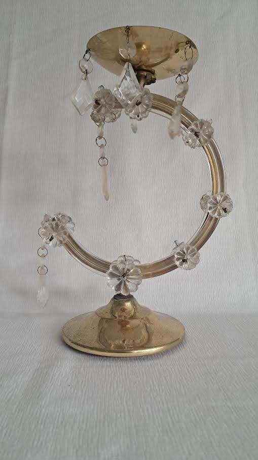 Vintage Maria Theresia-stijl kandelaar (Hollywood Regency), Ophalen of Verzenden