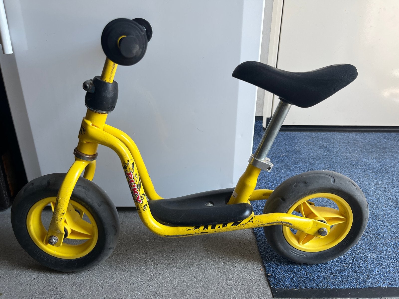 Puky loopfiets geel, Ophalen of Verzenden, Gebruikt, Loopfiets