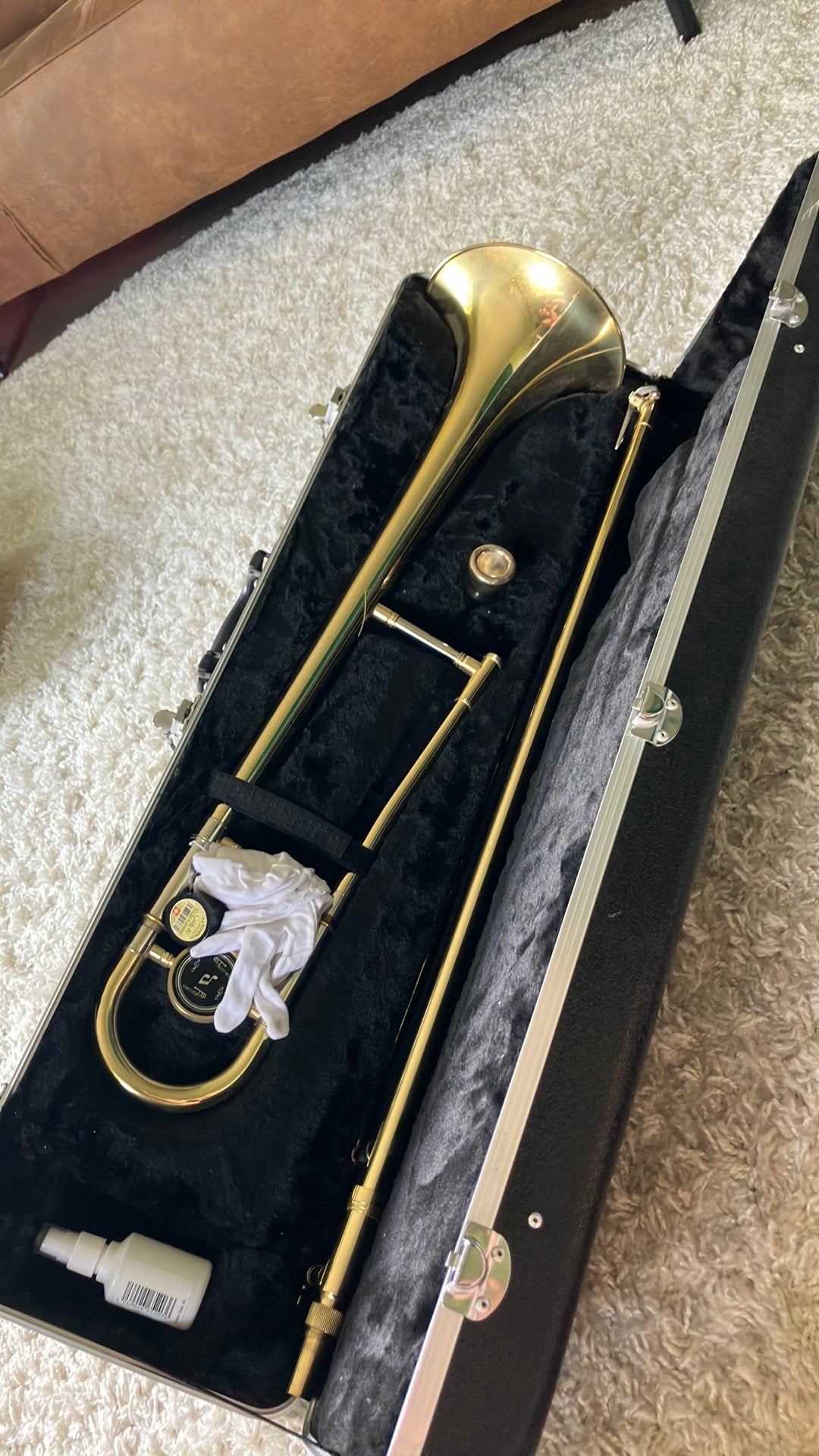 Trombone Cherrystone, Muziek en Instrumenten, Ophalen, Gebruikt, Overige typen, Met koffer