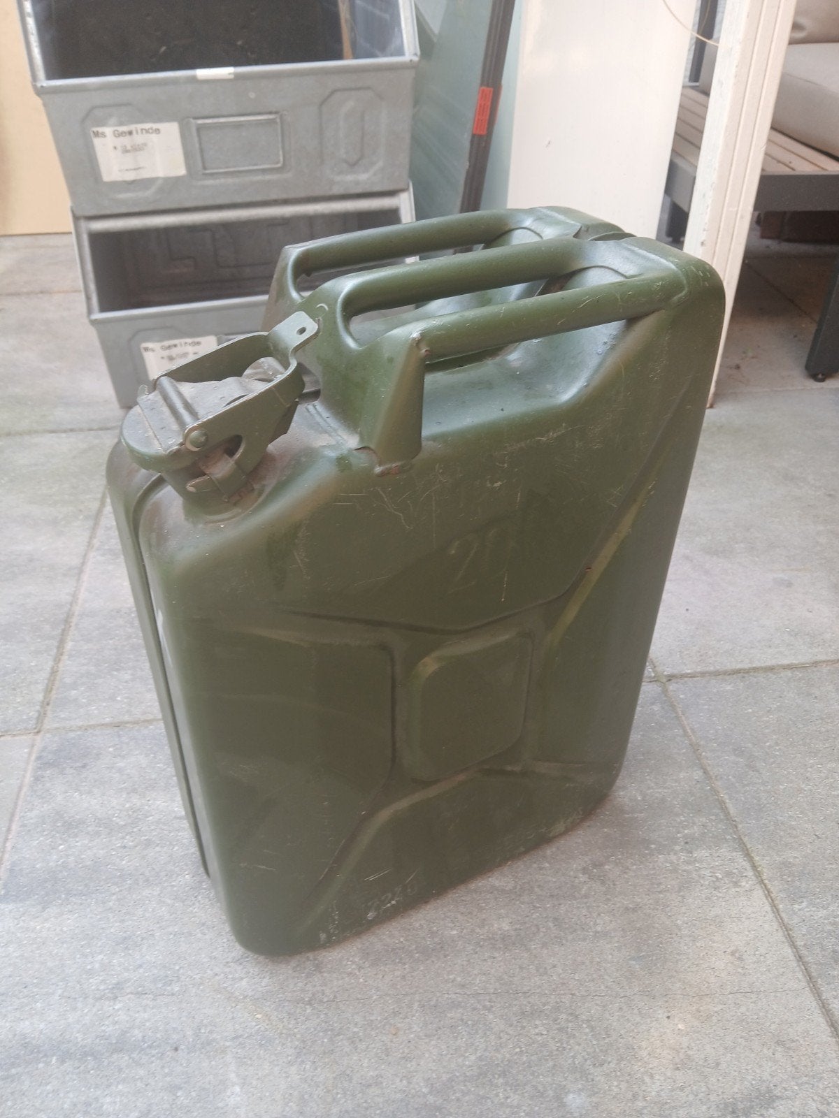 Jerrycan 20L uit 1985, Ophalen of Verzenden
