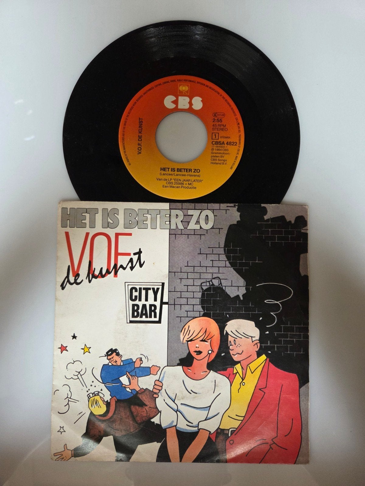 VOF de Kunst - Het is beter zo, Ophalen of Verzenden, Gebruikt, 7 inch, Nederlandstalig