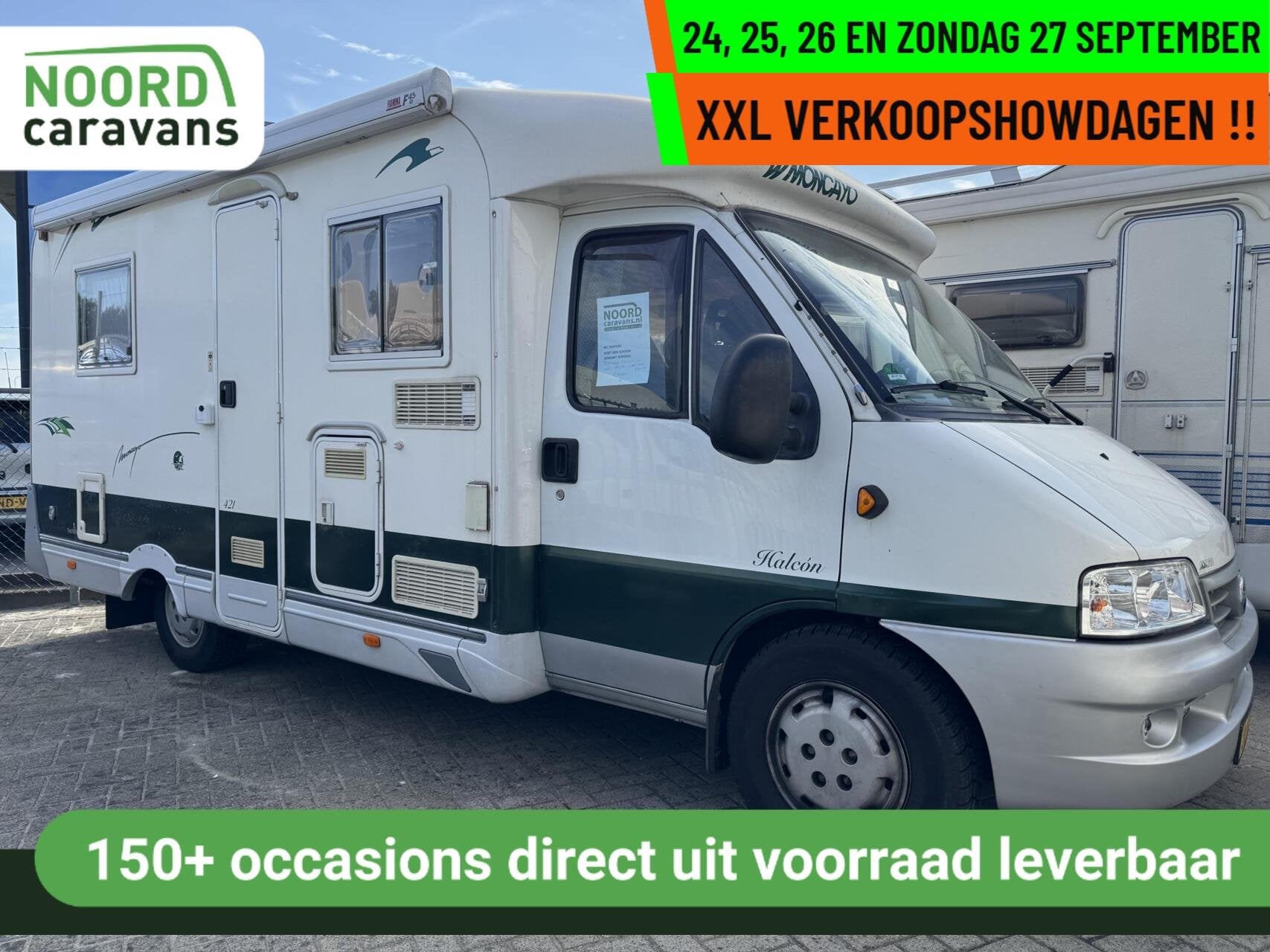 Moncayo Halcon H-421, FRANSBED, AIRCO, 97012 KM, Overige merken, Fietsendrager, Bedrijf, Airconditioning