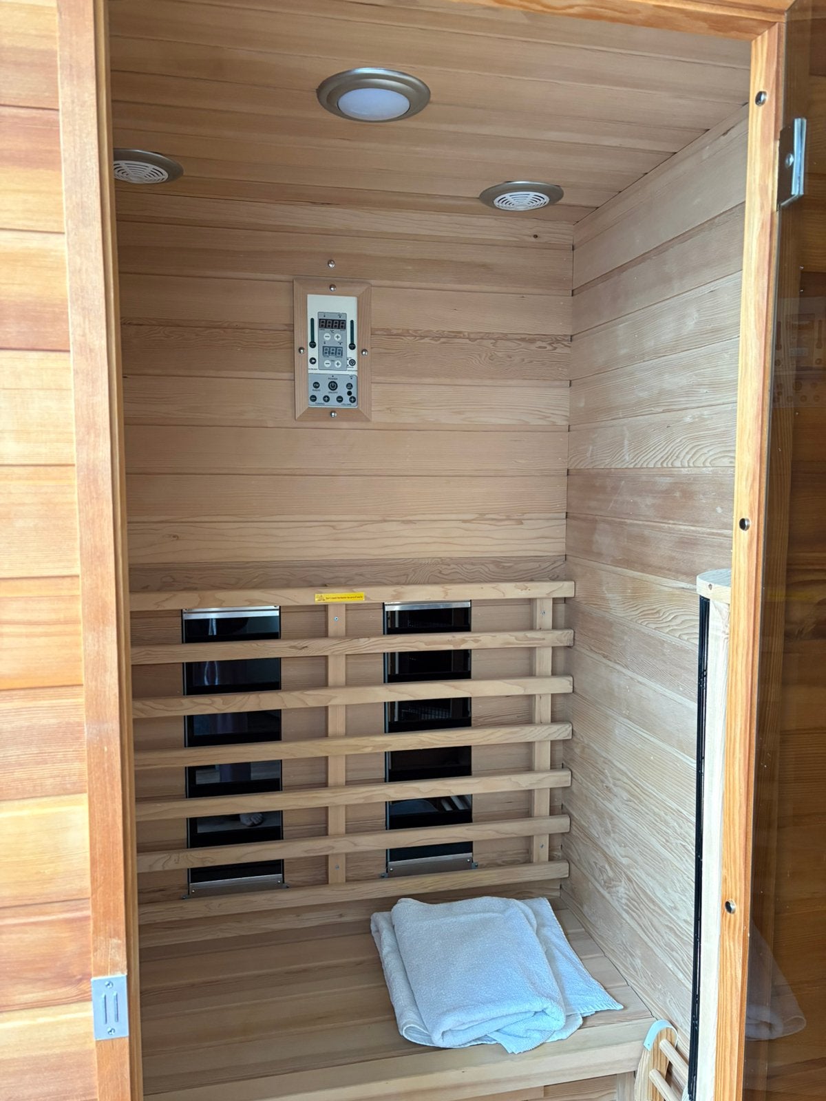 Infrarood sauna, Ophalen of Verzenden, Zo goed als nieuw, Complete sauna