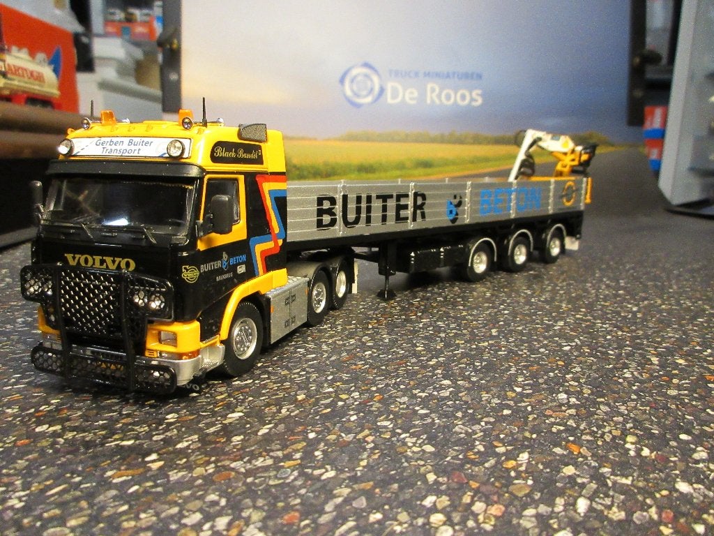 Tekno Volvo FH16 Gerben Buiter met certificaat, Hobby en Vrije tijd, Modelauto's | 1:50, Ophalen of Verzenden, Nieuw, Bus of Vrachtwagen
