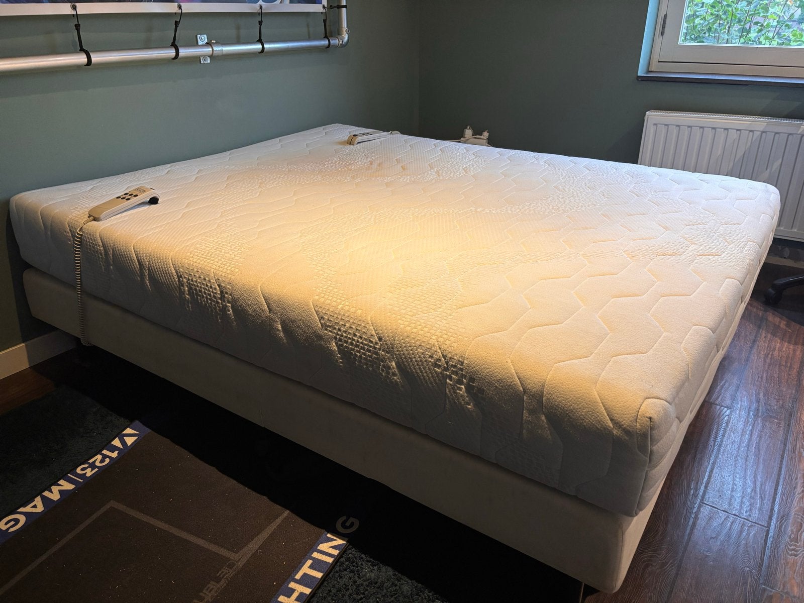 Eastborn Pulsar elektrisch verstelbare bedbodems, Ophalen, Gebruikt, Tweepersoons, 80 cm