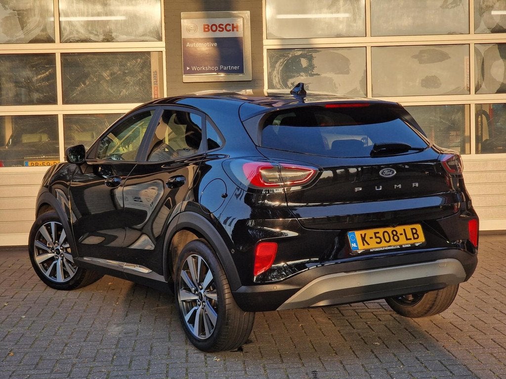 Ford Puma 1.0 EcoBoost Hybrid Titanium X Tech-Edition|automa, Met garantie (alle), 1226 kg, Zwart, Origineel Nederlands
