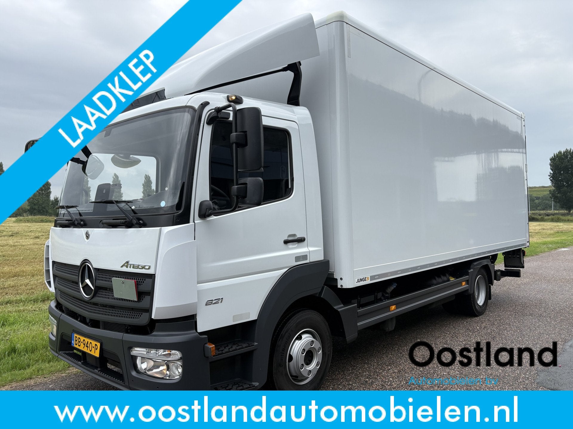 Mercedes-Benz Atego 821 BL Euro6 Automaat Bakwagen / 3 zitpl, Automaat, Wit, Mercedes-Benz, Bedrijf