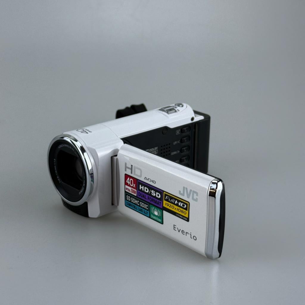 JVC everio GZ-HM430 Cam Corder, JVC, Zo goed als nieuw, Support@jvc.com, JVCKENWOOD USA Corporation
500 Valley Road
Wayne, NJ 07470
USA