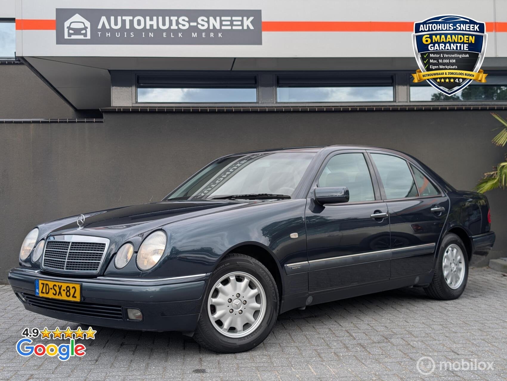 Mercedes E 200 CDI Elegance | 73.739 km NAP | Verzamelobject, Auto's, Achterwielaandrijving, Gebruikt, 4 cilinders, Zwart