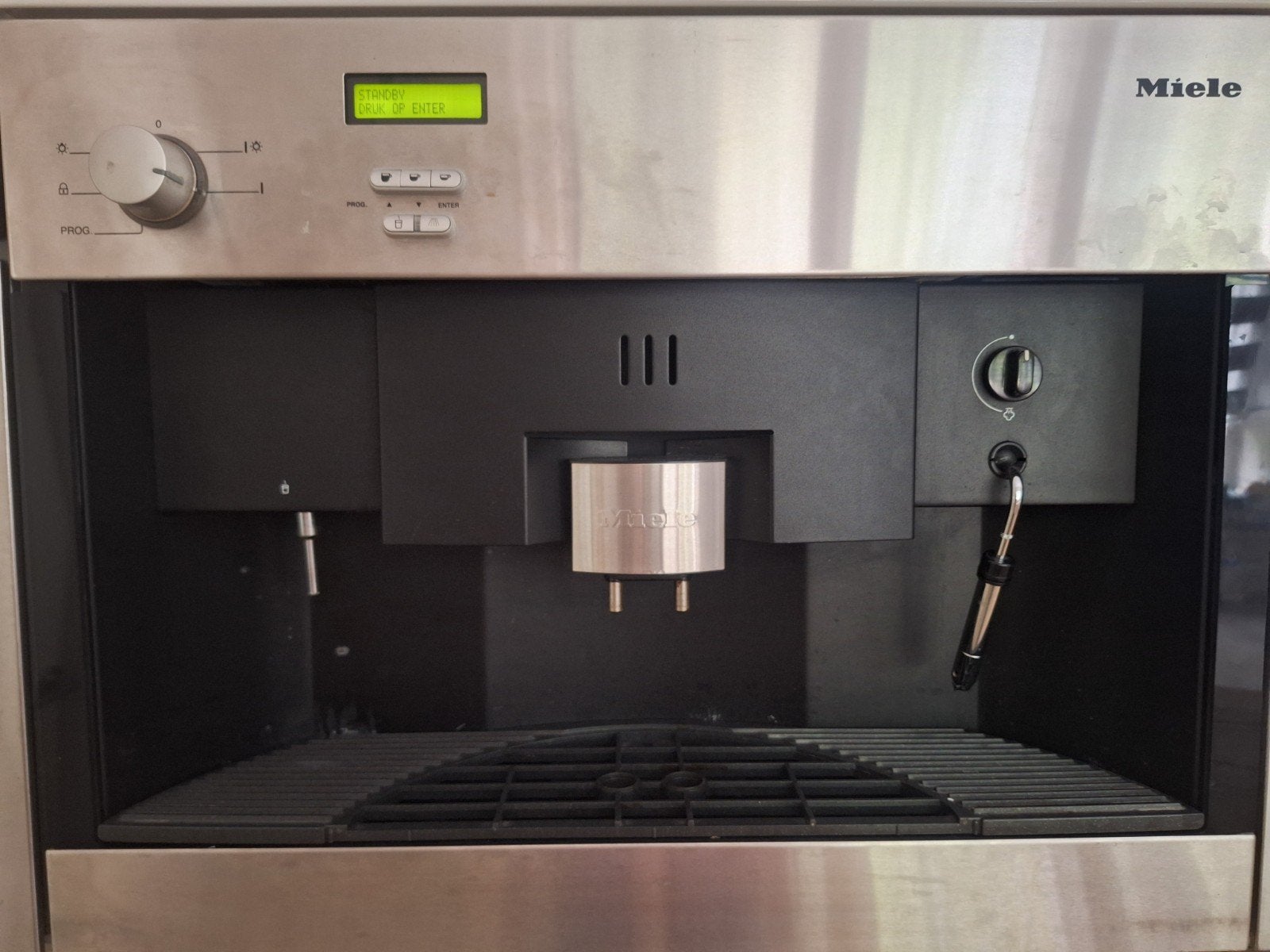 Miele inbouw koffiemachine, Witgoed en Apparatuur, Koffiezetapparaten, Ophalen of Verzenden, Gebruikt