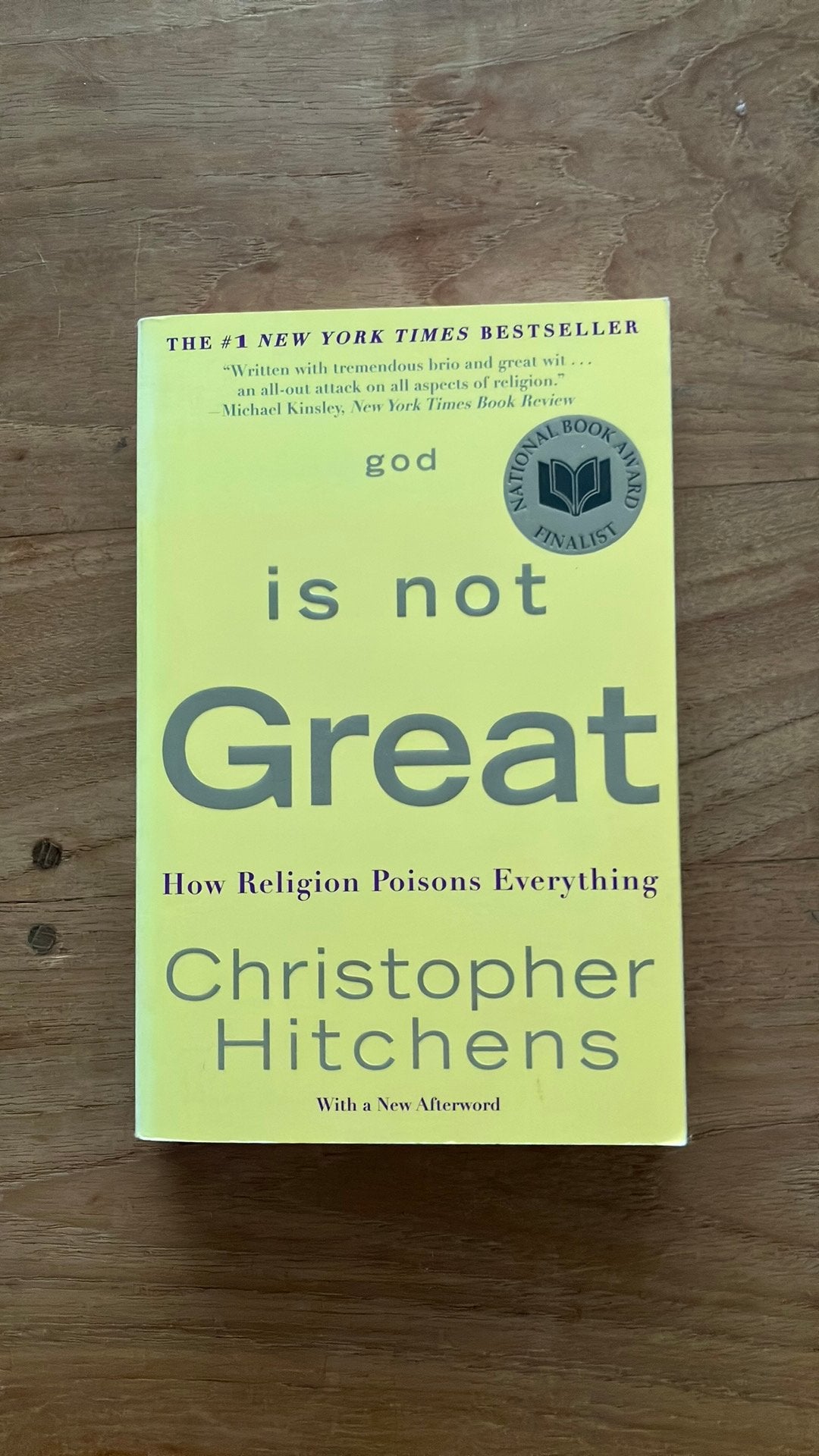 God is not Great - Christopher Hitchens, Ophalen of Verzenden, Zo goed als nieuw