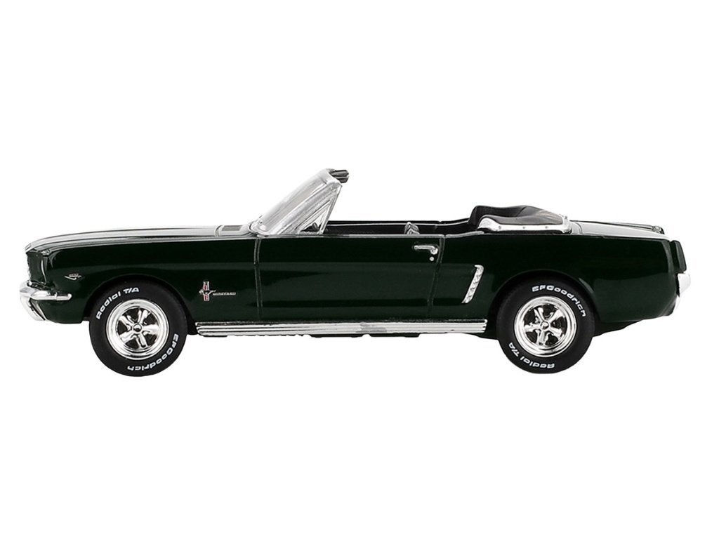 Mini GT 1:64 Ford Mustang Convertible Highland Green 1964, -, Nieuw, Ophalen of Verzenden, Mini GT