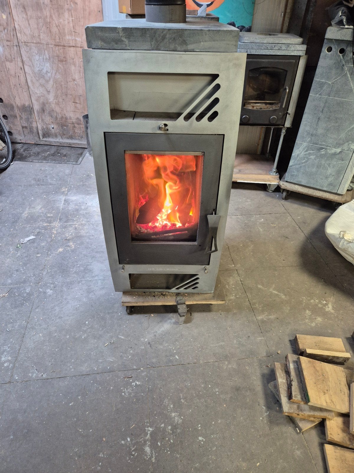 Houtkachel 8 KW, Ophalen, Gebruikt, Hout, Houtkachel