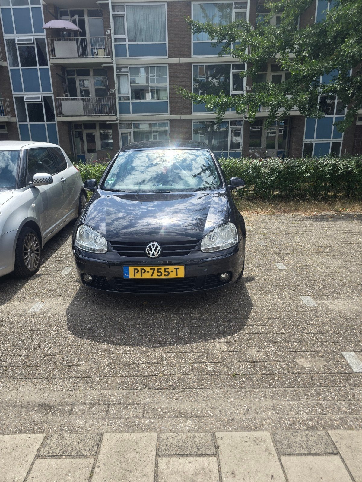Volkswagen Golf 1.4 16V 59KW 5D 2007 Zwart, Auto's, Voorwielaandrijving, 1160 kg, 4 cilinders, 610 kg