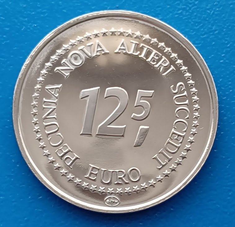 Penning Pecunia Nova Alteri Succedit Frankrijk 12,5 euro, Postzegels en Munten, Penningen en Medailles, Verzenden, Overige materialen