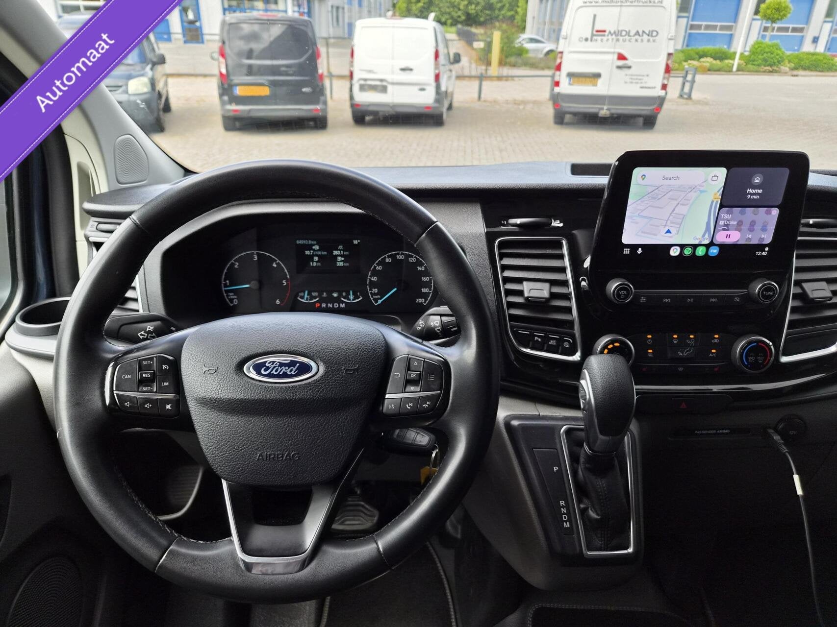 Ford Transit Custom 2.0 TDCI L2H1 DC 6-zits Airco 170pk, Automaat, Euro 6, 4 cilinders, Origineel Nederlands