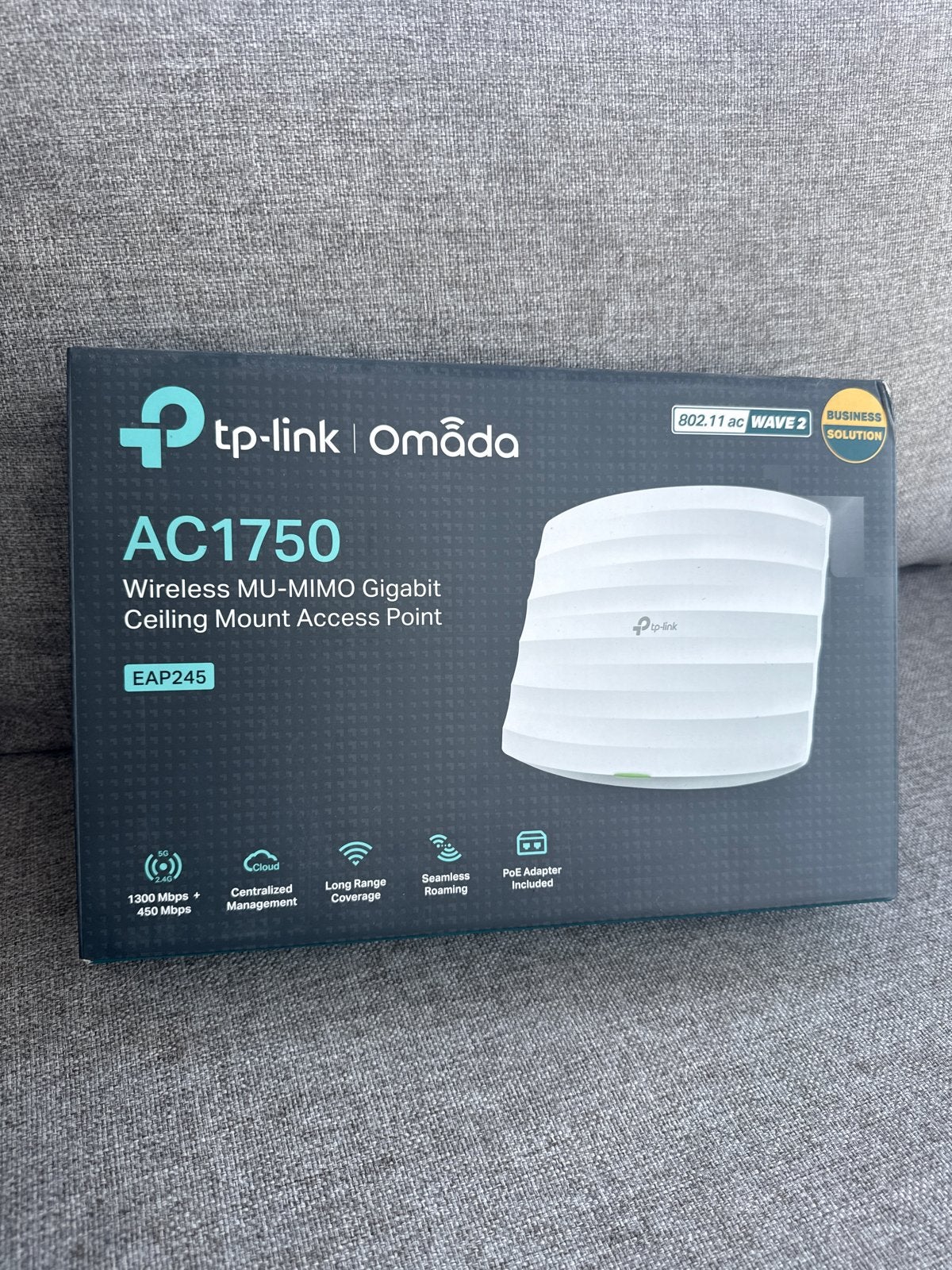 TP-Link Omada AC1750 EAP245 Plafond Access Point, Computers en Software, Accesspoints, Ophalen of Verzenden, Zo goed als nieuw