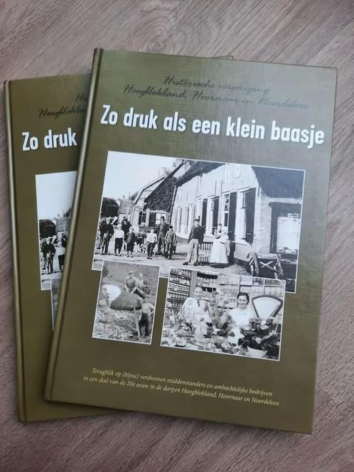 Zo druk als een klein baasje, Boeken, Geschiedenis | Stad en Regio, Ophalen, 20e eeuw of later, Zo goed als nieuw, HV Hoornaar Hoogblokland Noordeloos