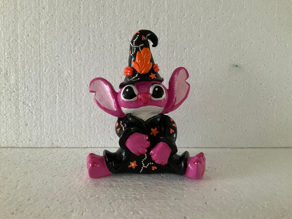 Disney lilo en Stitch - halloween beeldje van Angel, Ophalen of Verzenden, Overige figuren, Zo goed als nieuw, Beeldje of Figuurtje