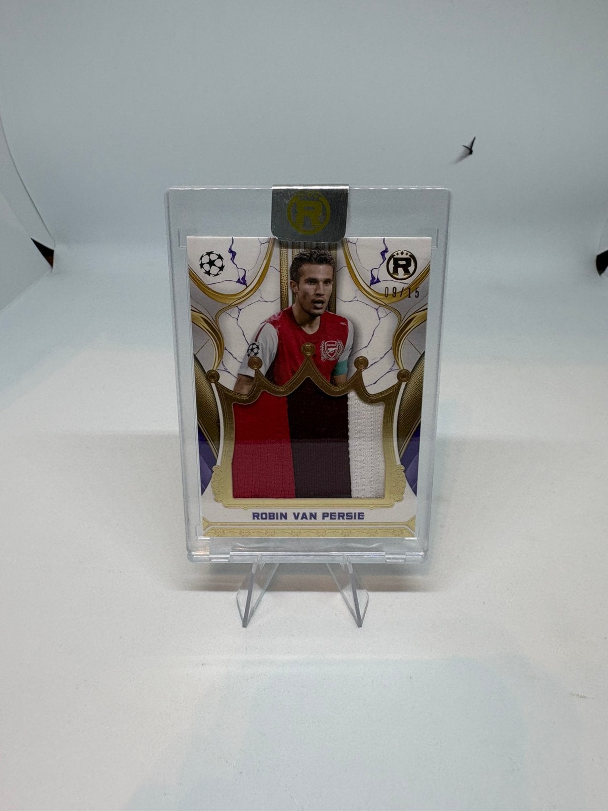 Topps Reverence UCC 2024-25 Robin van Persie Patch 09/15, Ophalen of Verzenden, Zo goed als nieuw, Plaatje