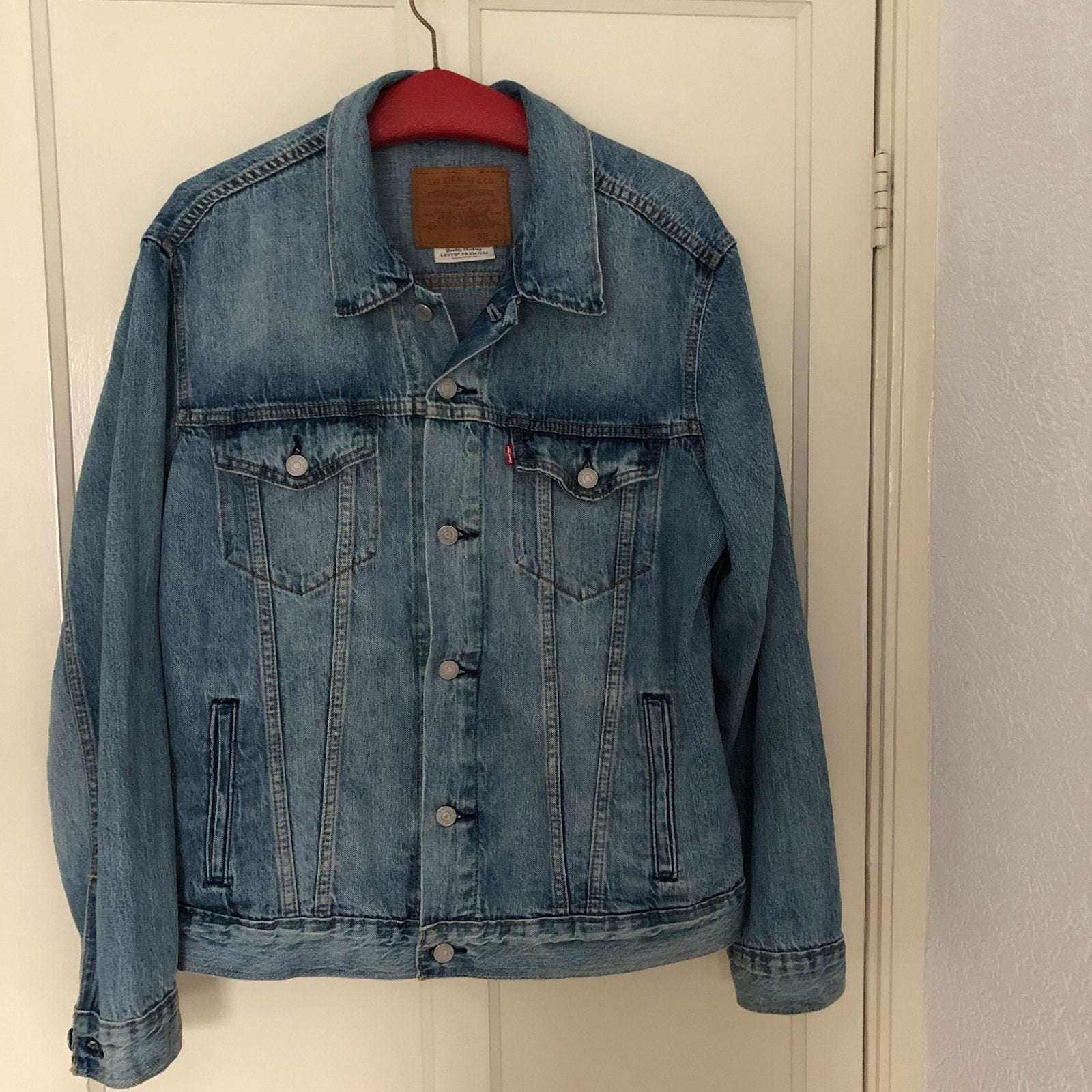 Levi’s Premium TRUCKER JACKET - Spijkerjas | Big E | L, Ophalen of Verzenden, Zo goed als nieuw