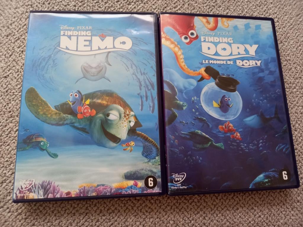 Finding Nemo en Dory, Europees, Tekenfilm, Ophalen of Verzenden, Zo goed als nieuw