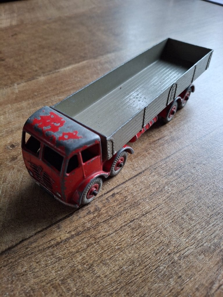 Dinky Toys vrachtwagen met aanhanger, Ophalen of Verzenden, Gebruikt, Bus of Vrachtwagen, Dinky Toys